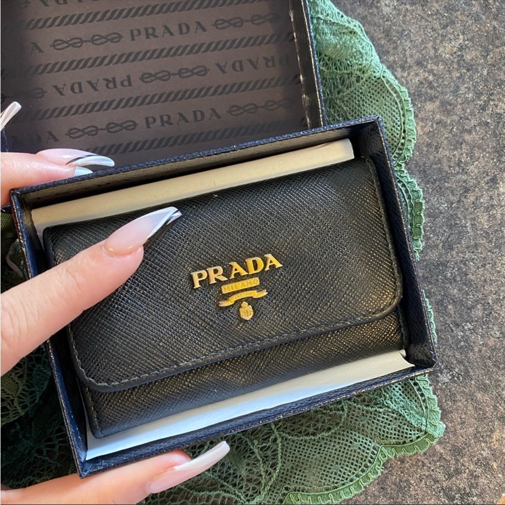 Prada Saffiano Key Holder